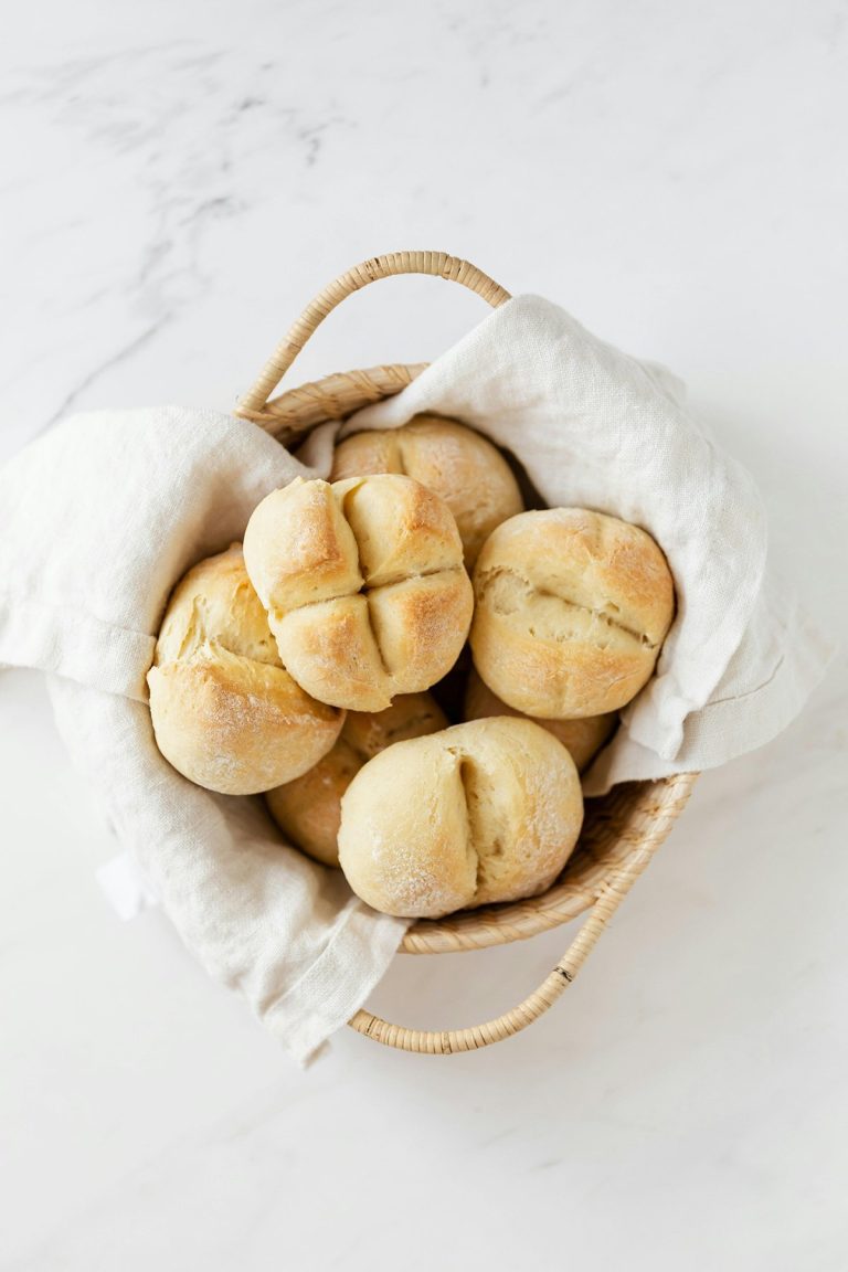 Homemade Sourdough Dinner Rolls